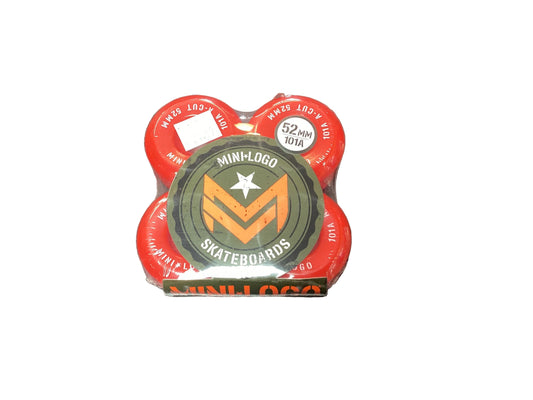 Mini Logo Red Wheels A-cut 101A