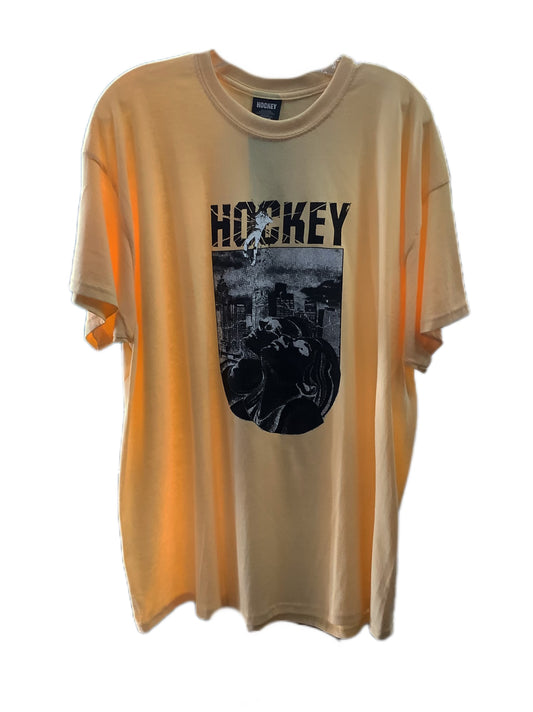 Hockey Shattered Graphic Tee Yellow XL