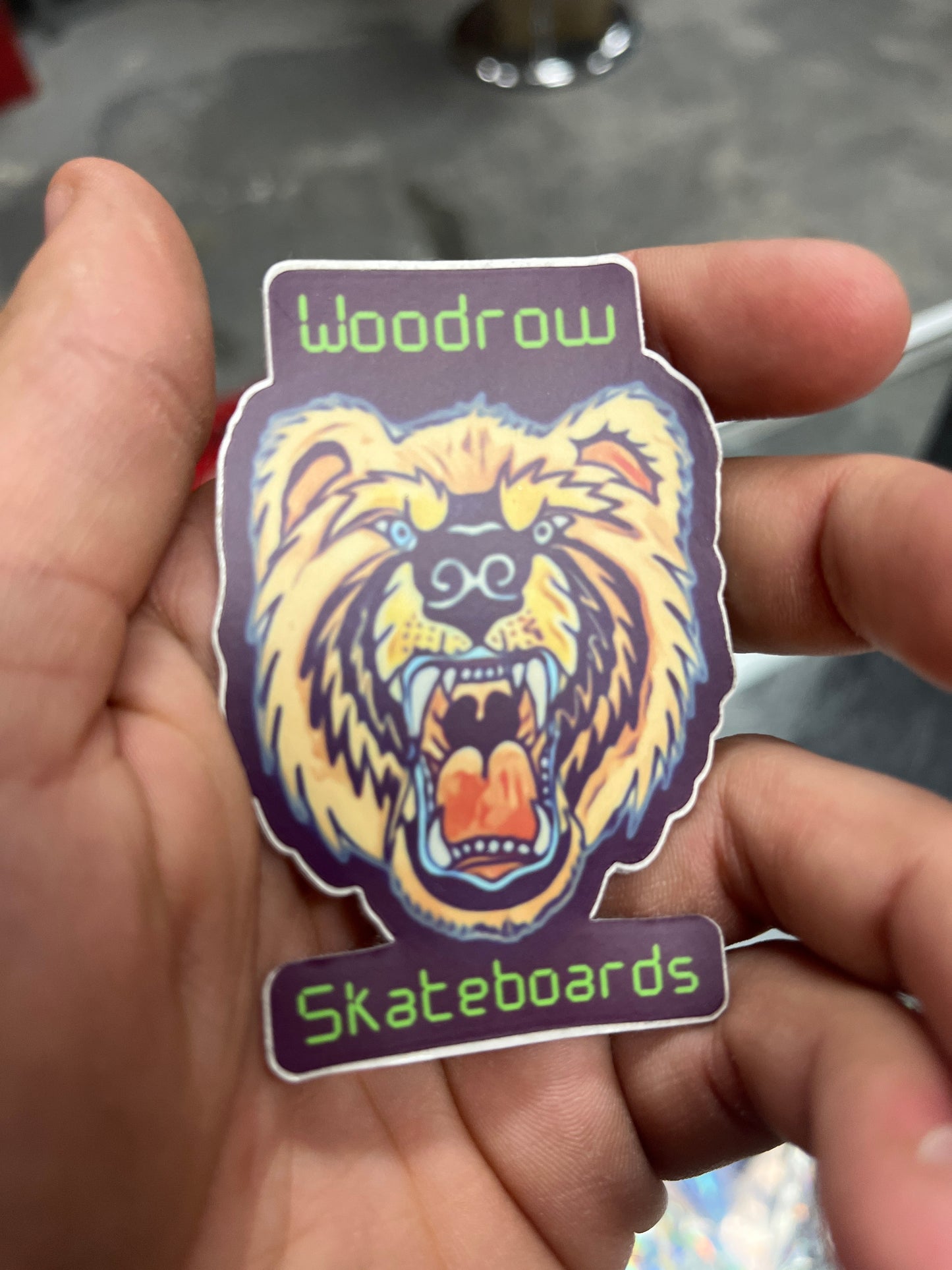 Woodrow Sticker