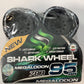 Shark Longboard Skateboard Wheels MEGALODON 95mm 78A BLACK Soft Cruiser Filmer Wheels