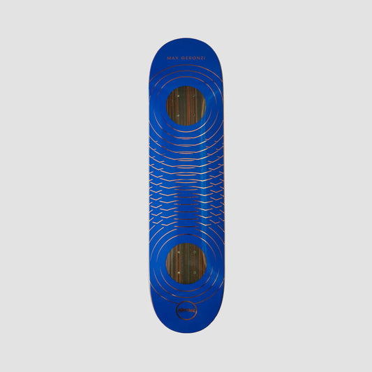 ALMOST KNOCK OUT RINGS IMPACT SKATEBOARD DECK MAX BLUE DECK 8"