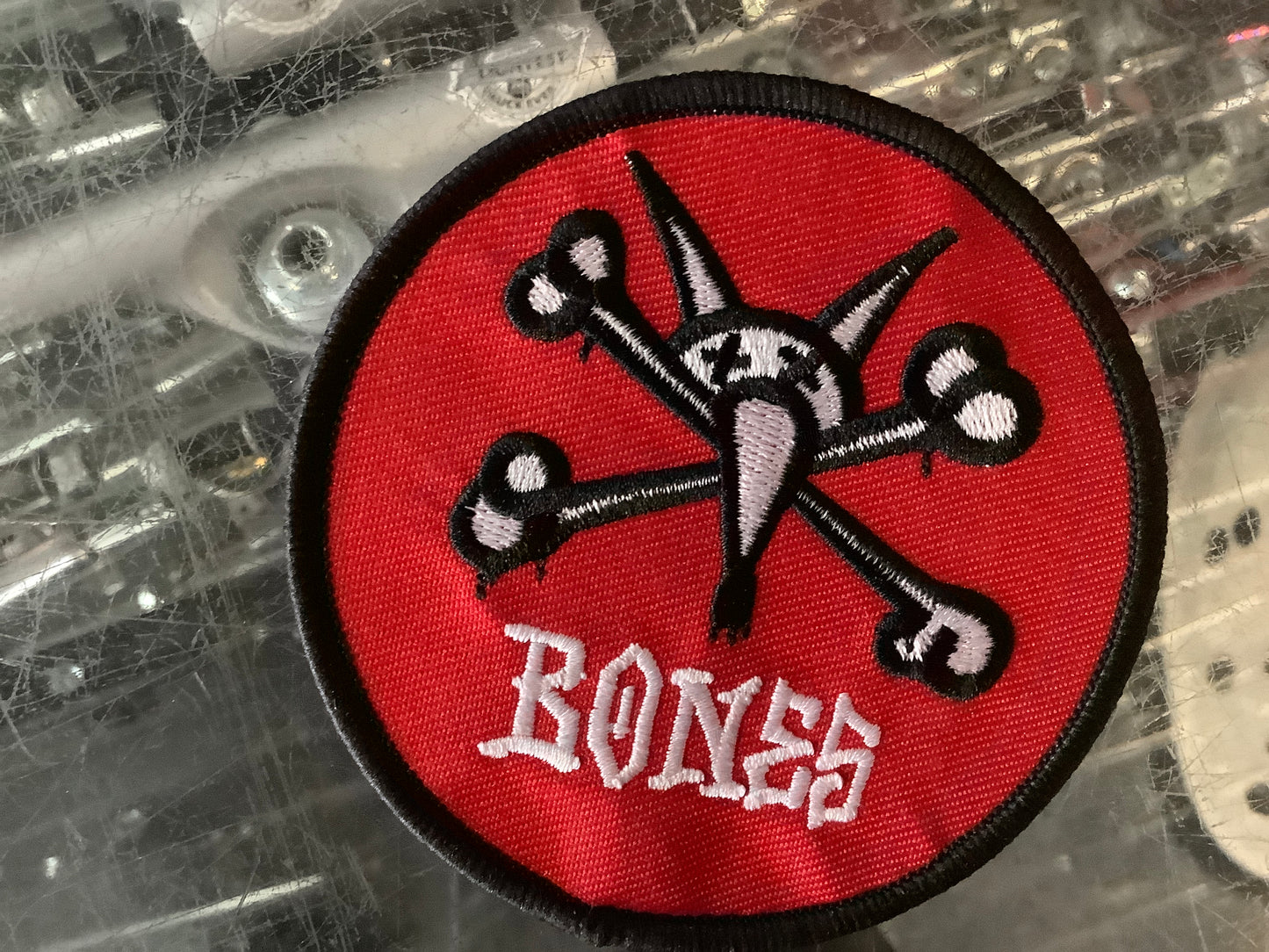 Bones Powell Peralta 3.5” Vato Rat Bones Red Patch
