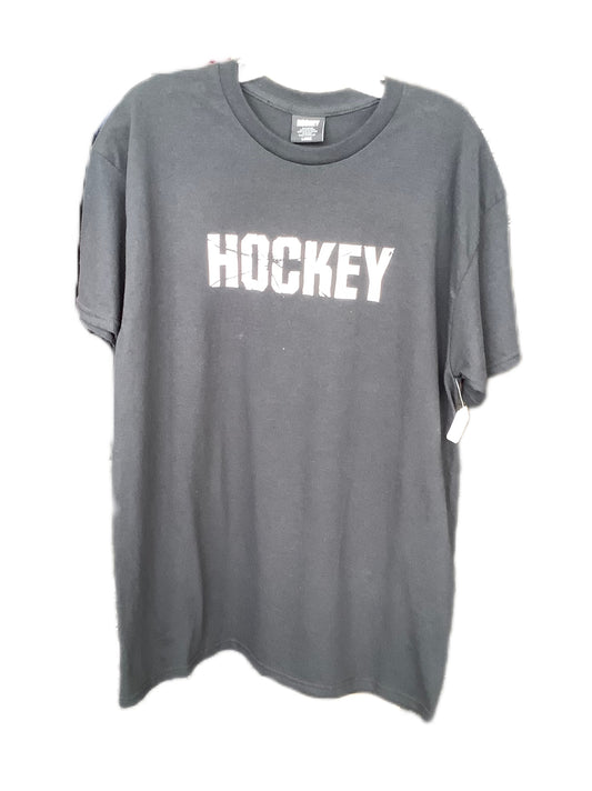 Hockey Shattered Logo Tee Black XL