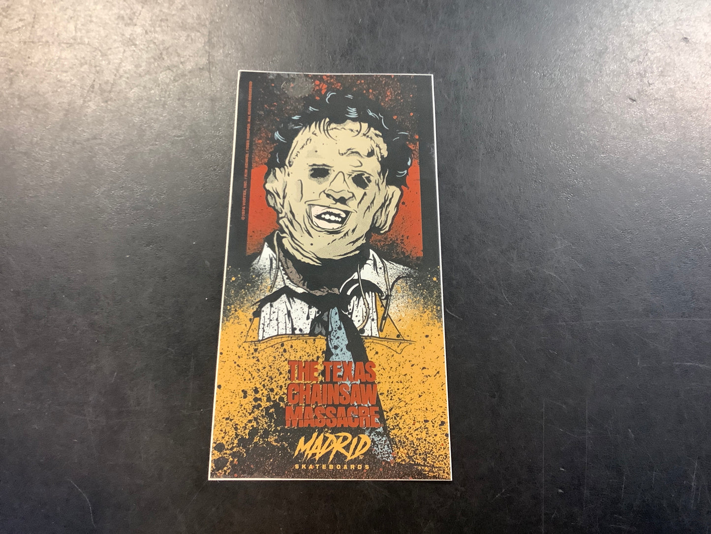 Madrid Texas Chainsaw Massacre Sticker