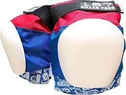 187 Pro Knee Pads Red/White/Blue Medium