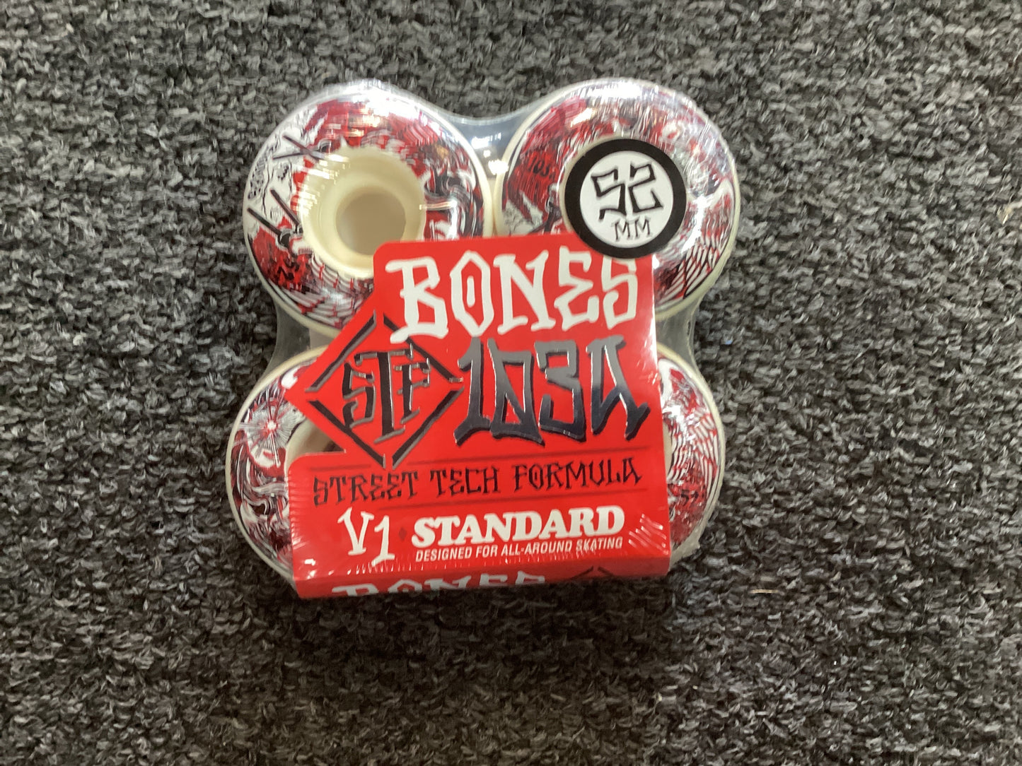 Bones STF wheels 103A V1 52mm Peg Leg Asus street tech formula