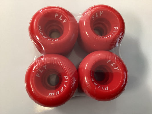 Madrid Skateboard Wheels FLY RED 60mm 90A