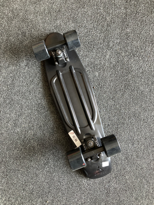 Swell Complete Black skateboard cruiser with Acid Wheels
