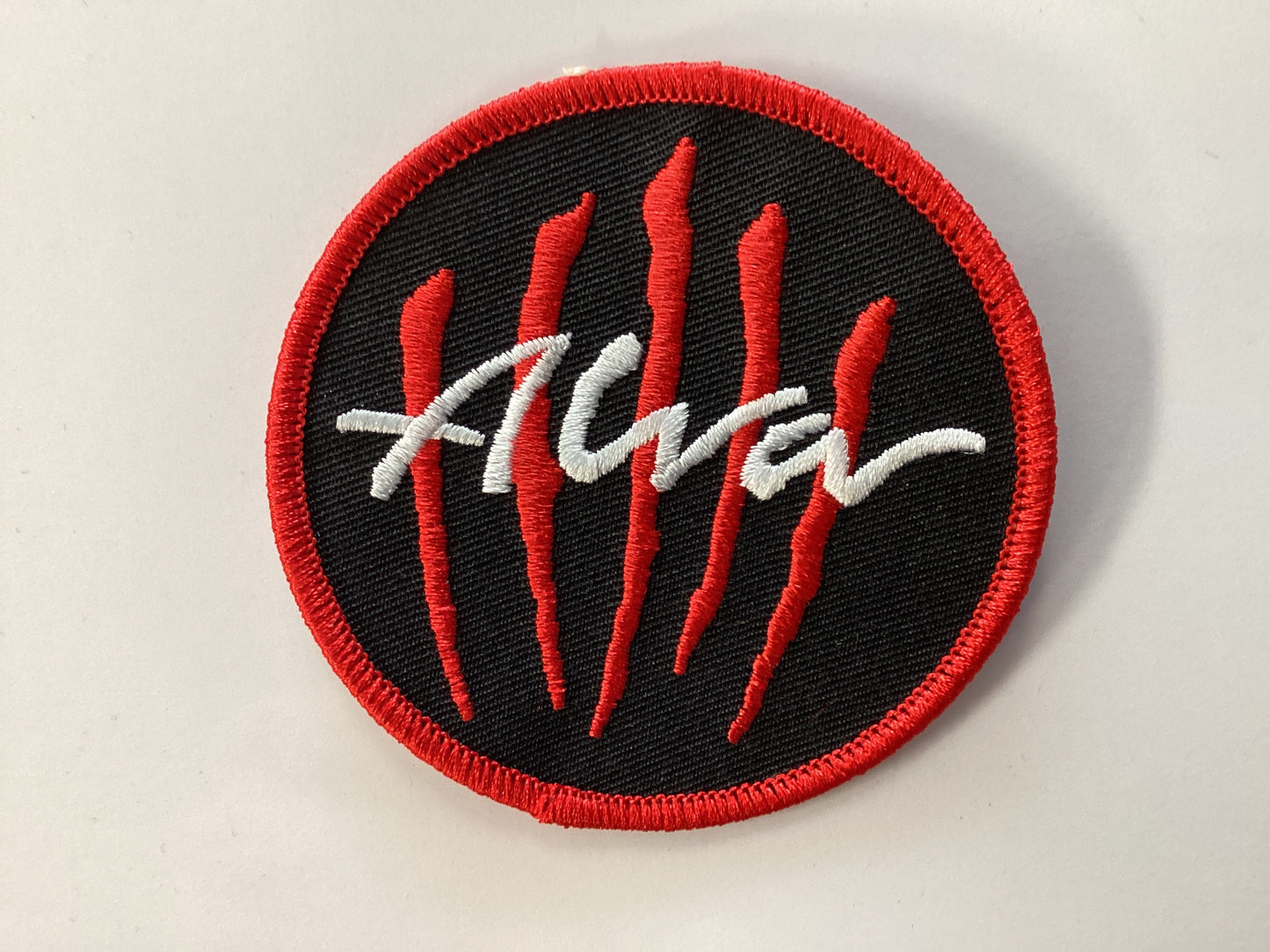 Alva Patch Round Scratch IRON ON 3”