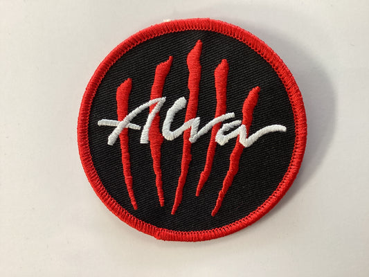 Alva Patch Round Scratch IRON ON 3”