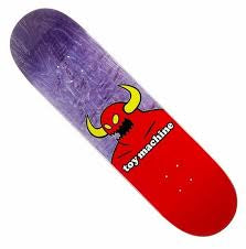 Toy Machine Monster Skateboard Deck Purple 8.25