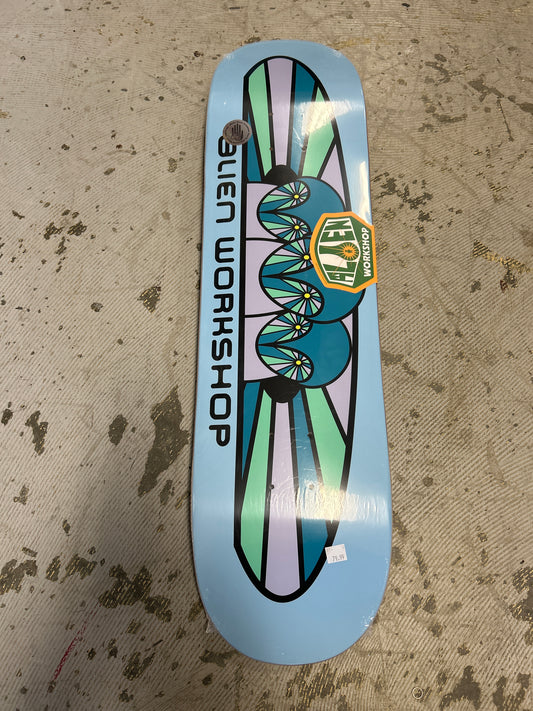 Alien Workshop 8.375 deck Owlien Blue Twin Tail