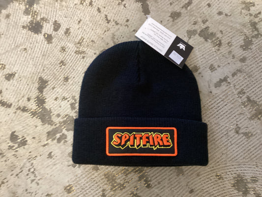Spitfire beanie hellfire script patch cuff black