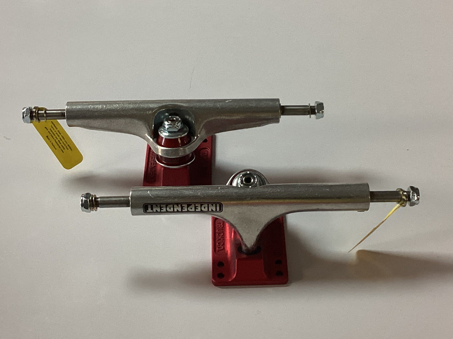 Independent Skateboard Trucks Stage 4 Hollow 166 Bar Logo Silver Ano Red Standard