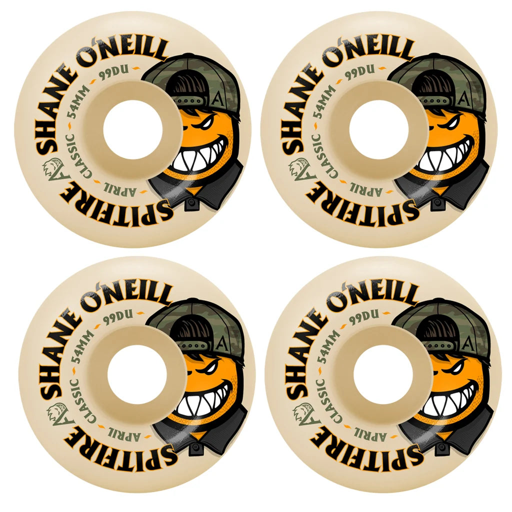 Spitfire x April Shane Classics F4 52mm 99a Skateboard Wheels