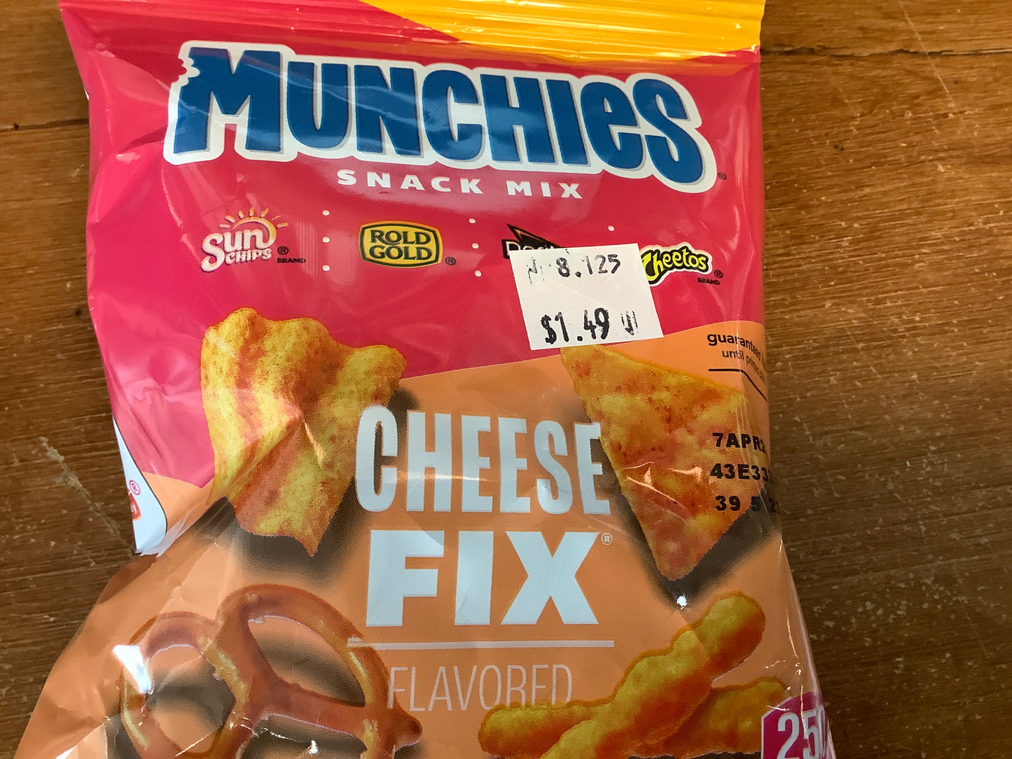 Munchies Snack Mix Cheese Fix 1 3/4oz