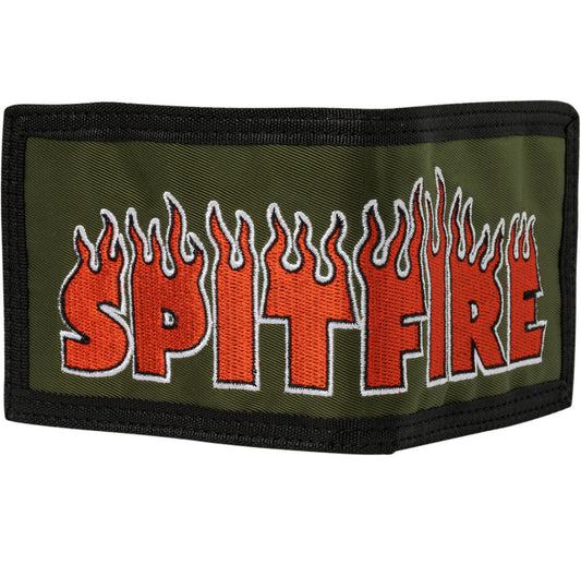 Spitfire Demonseed Script Bi-Fold Wallet Olive
