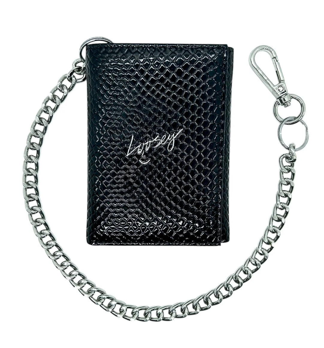 LOOSEY Snake Skin Chain Wallet