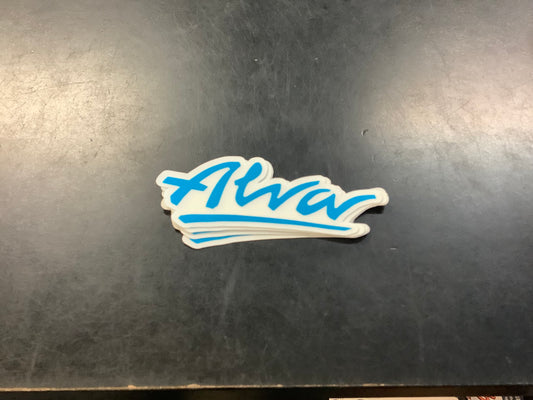 Alva Aqua Sticker 4.5”