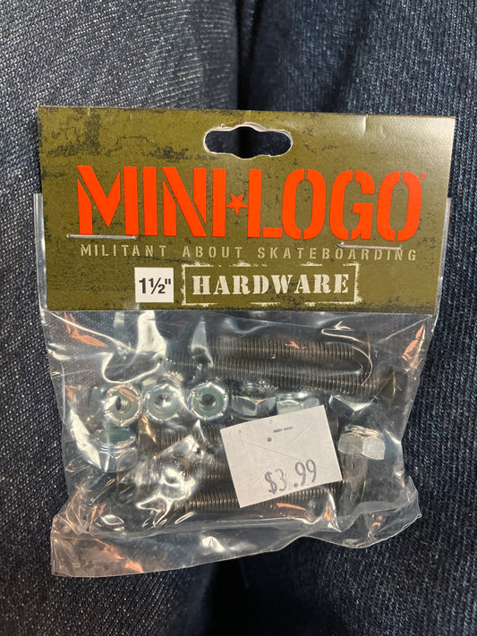 Mini Logo hardware 1 1/2”