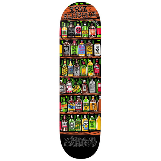 DEATHWISH ELLINGTON HAVE A DRINK ON ME REISSUE SKATEBOARD DECK 8.5