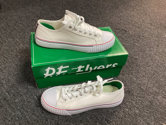 PF Flyers Low Top White skateboard shoes