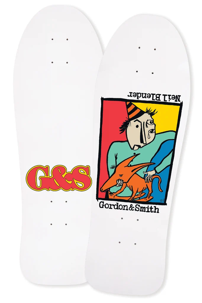 G&S Neil Blender Rocking Dog Skateboard Deck Reissue 10”