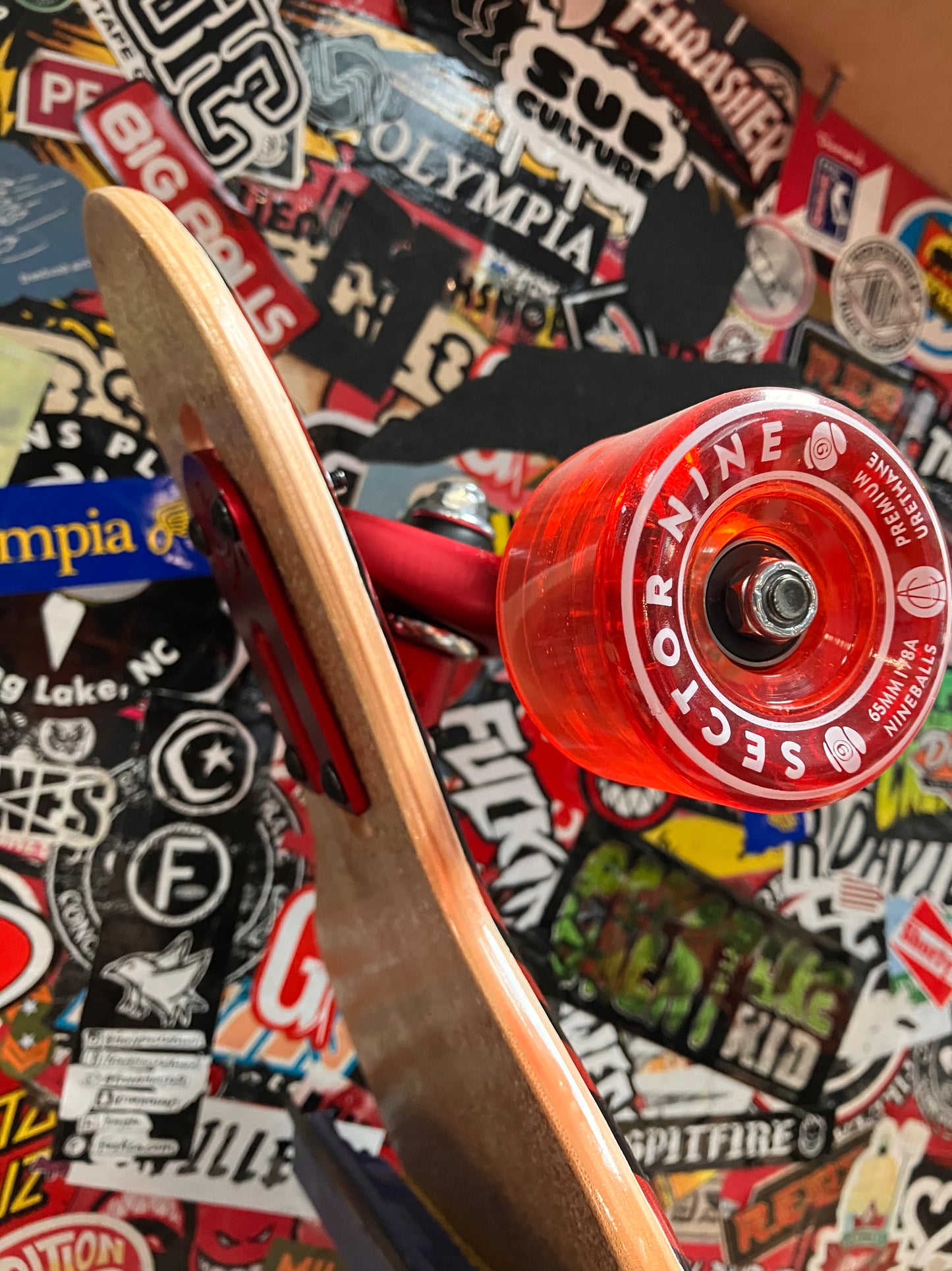 Omen Africa Mask Drop Through with Flex Longboard Custom
