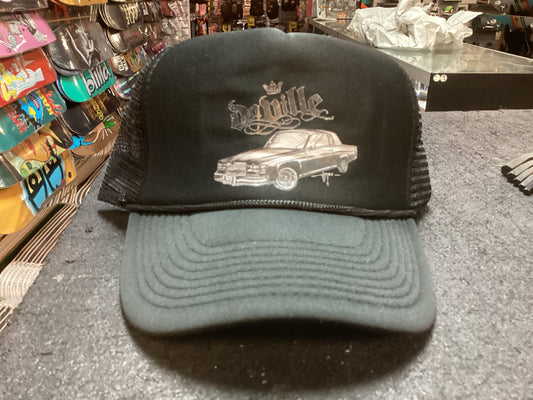 Daville trucker SnapBack hat OG Cadi black