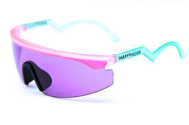 Happy Hour Accelerator Figgy Pink/ Turqouise Sunglasses