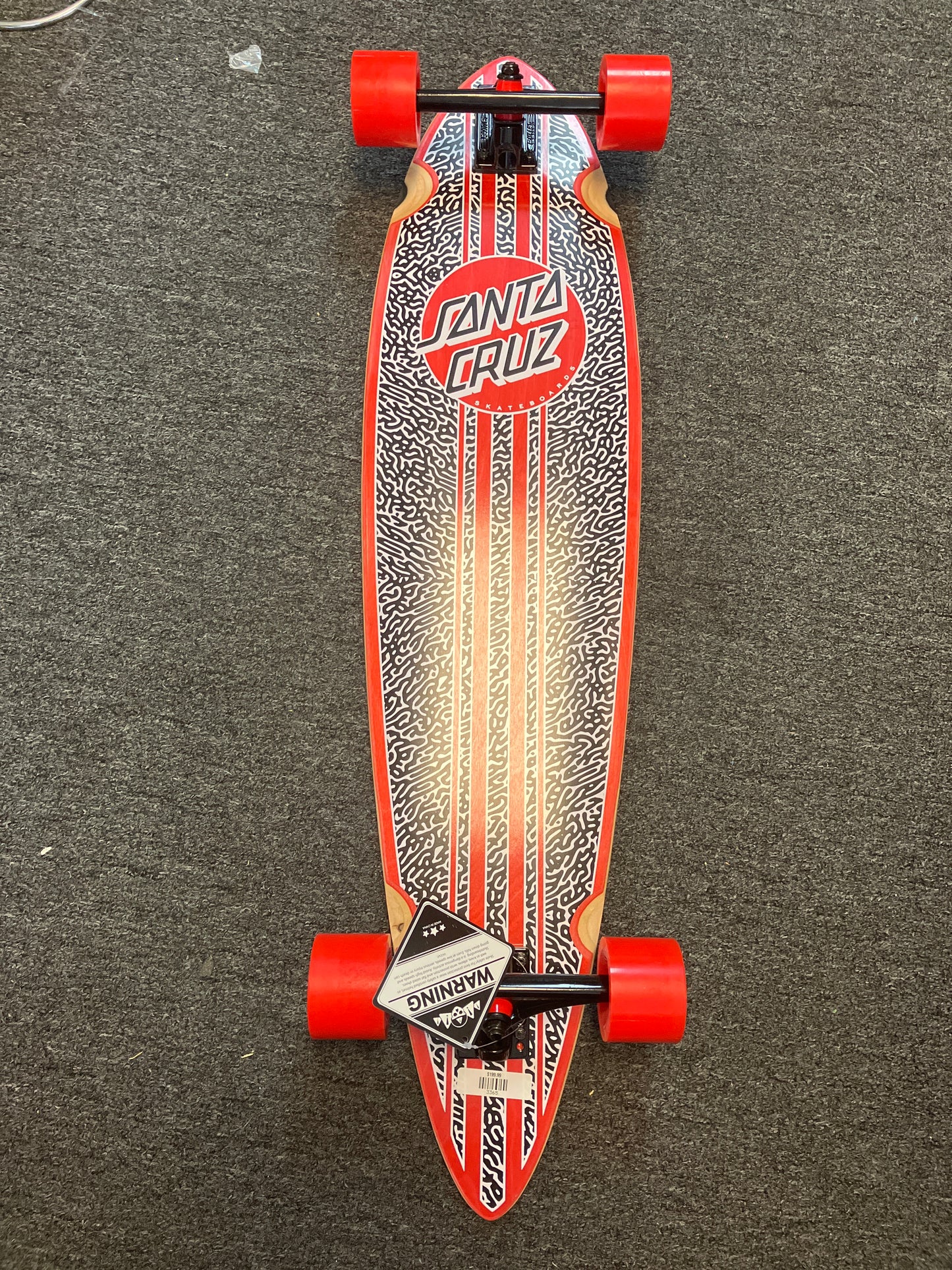 Santa Cruz Dot Pintail Cruiser Longboard