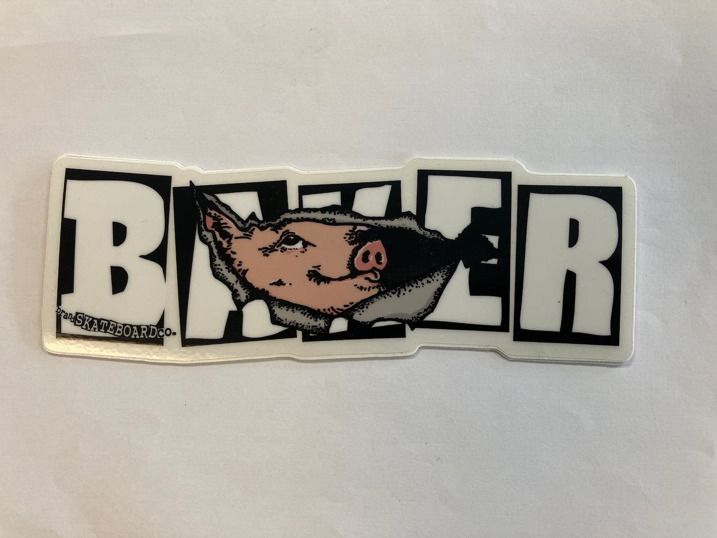 Baker Assorted stickers 7”