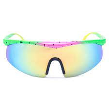 Happy Hour Pink/Green Splatter Firebirds Sunglasses