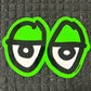 Krooked Eyes Large Sticker