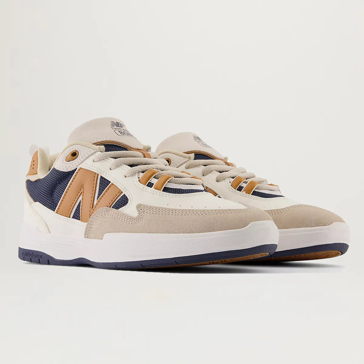 New Balance Numeric Tiago Lemos 808 White/Brown Shoes
