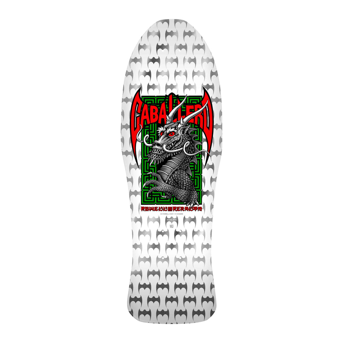 Powell Peralta Bones Brigade Series 17 WHITE STEVE CABALLERO Skateboard Deck Reissue 2026