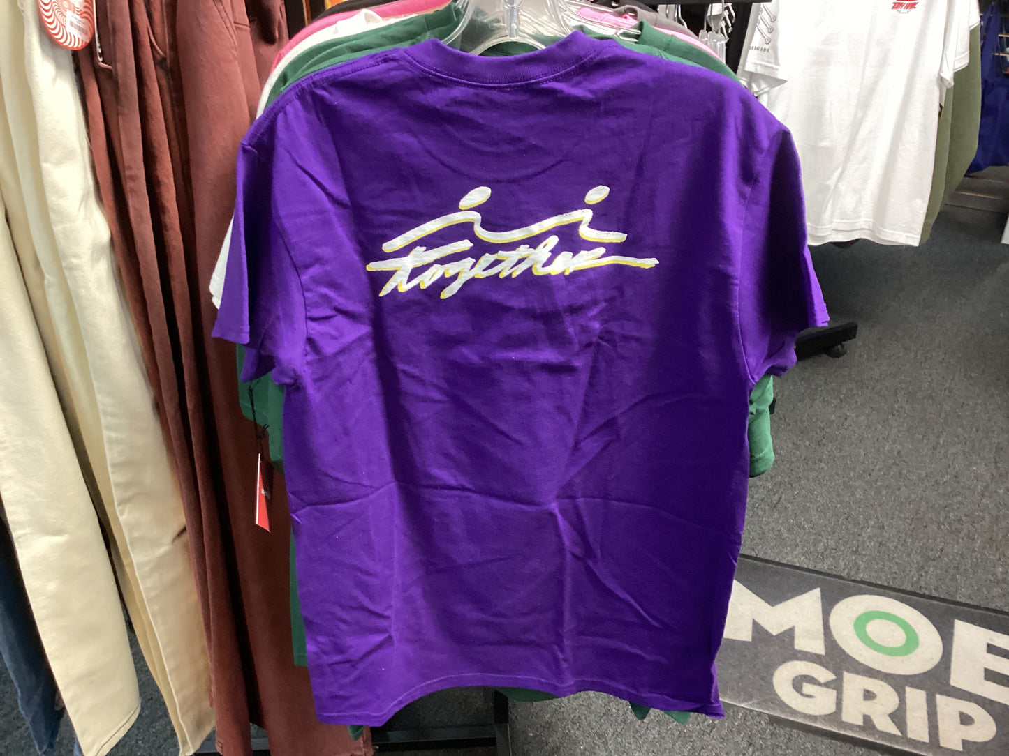 Chocolate t-shirt TOGETHER purple Medium