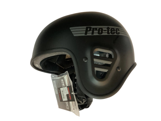 Protec Full Cut Helmet Certified Matte Black Large