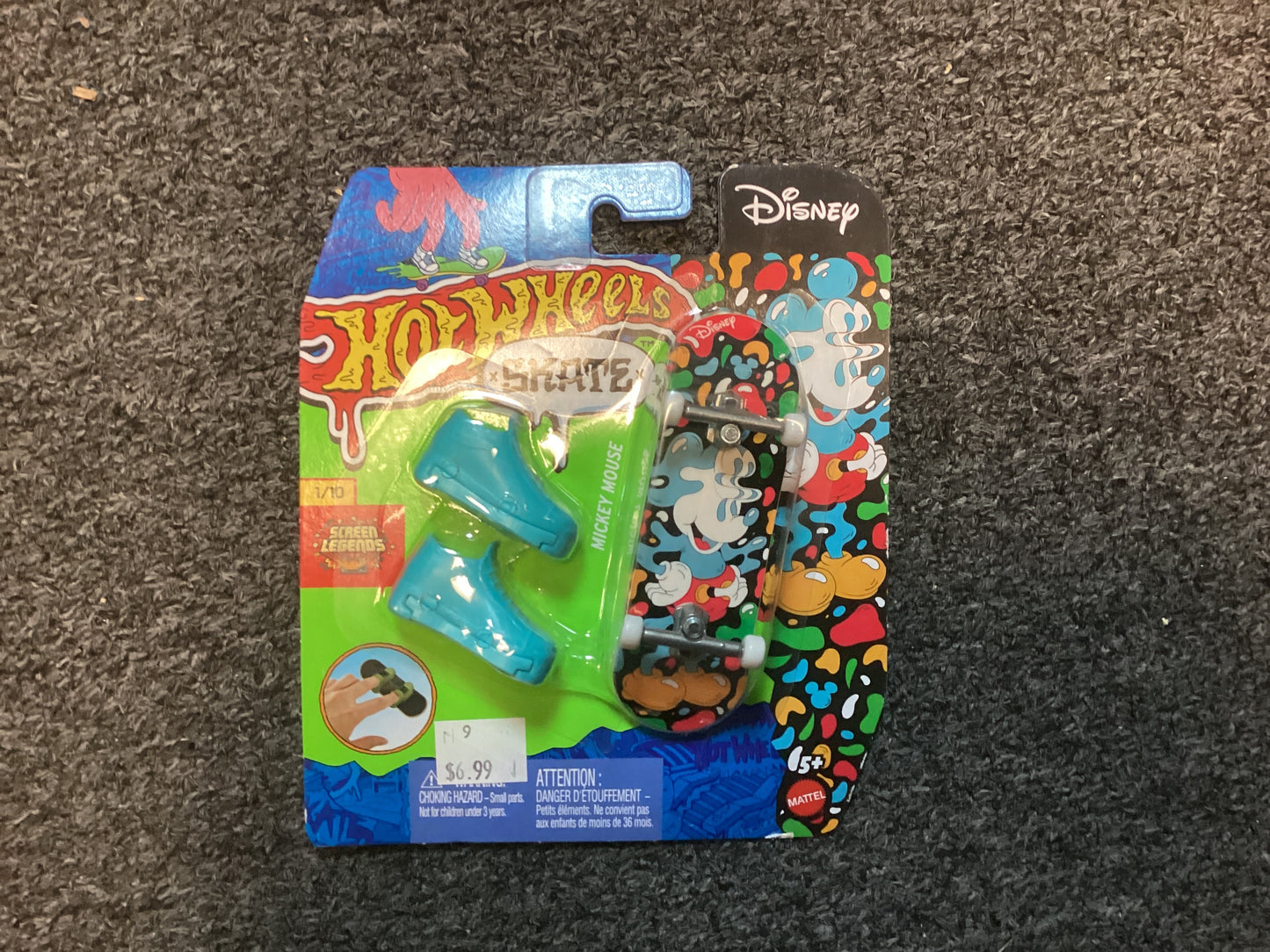HotWheels fingerboard Disney Micky