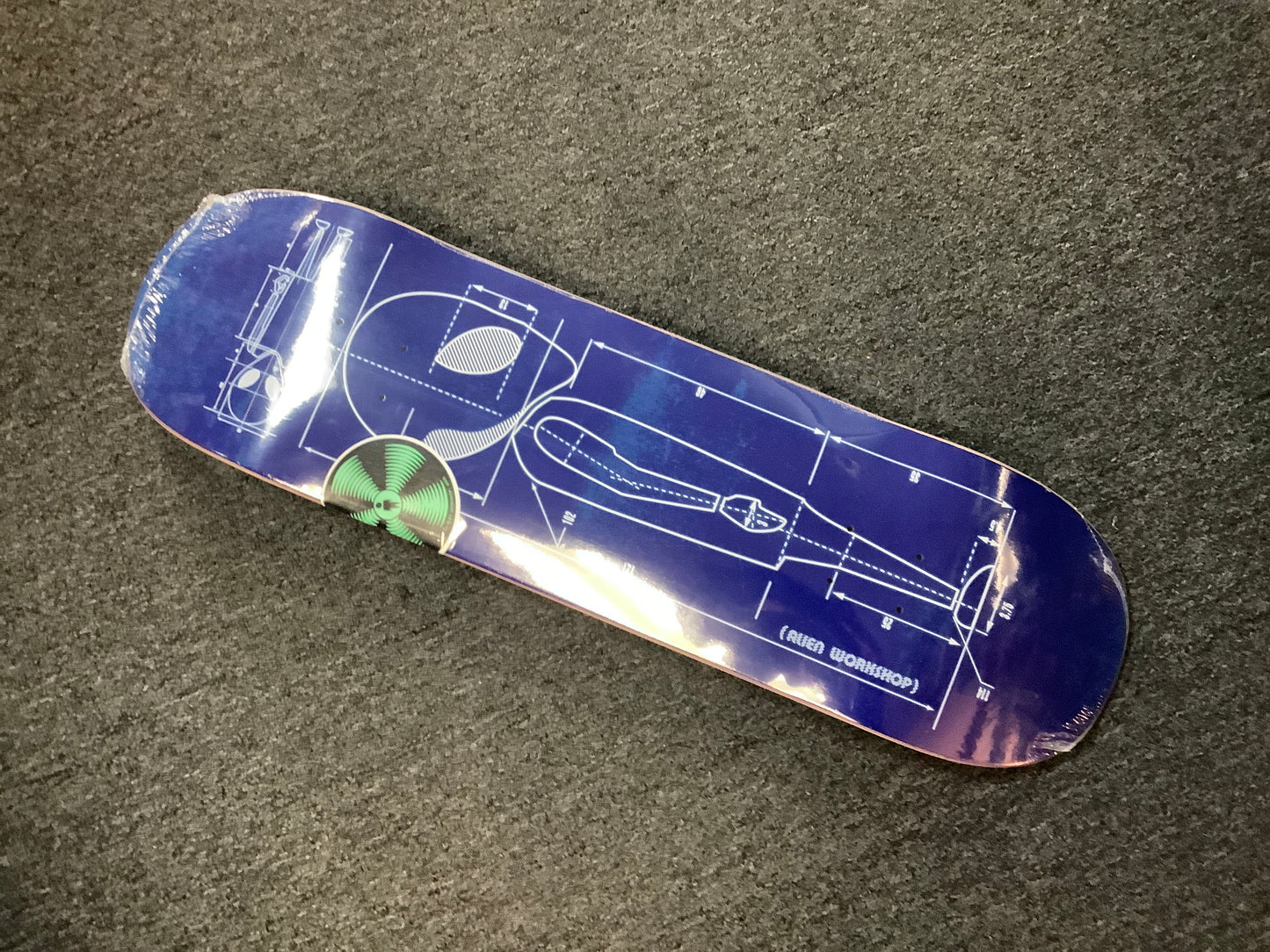 Alien Workshop 8.75 deck Blueprint logo 2