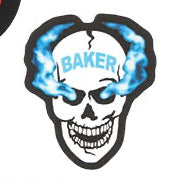 BAKER Skull Smoke Sticker