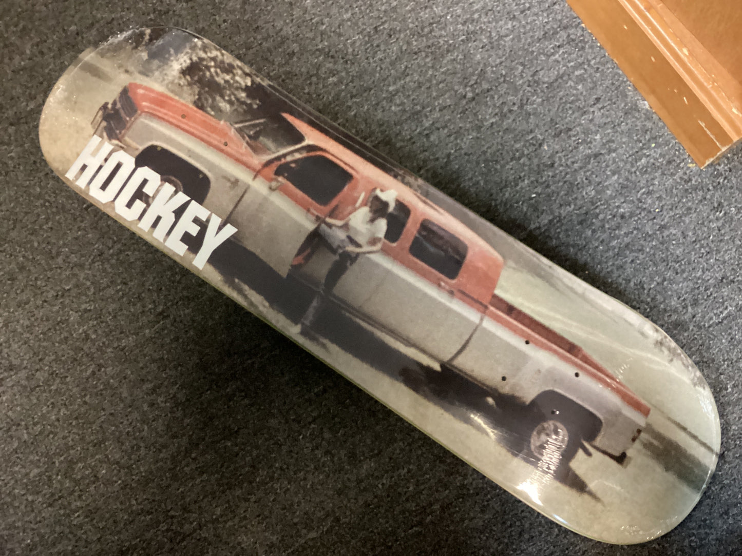 Hockey 8.5” skateboard deck Truck the Long Way Andrew Allen