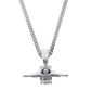HERMOSA SKATE Skateboard Truck Pendant SILVER 21” chain