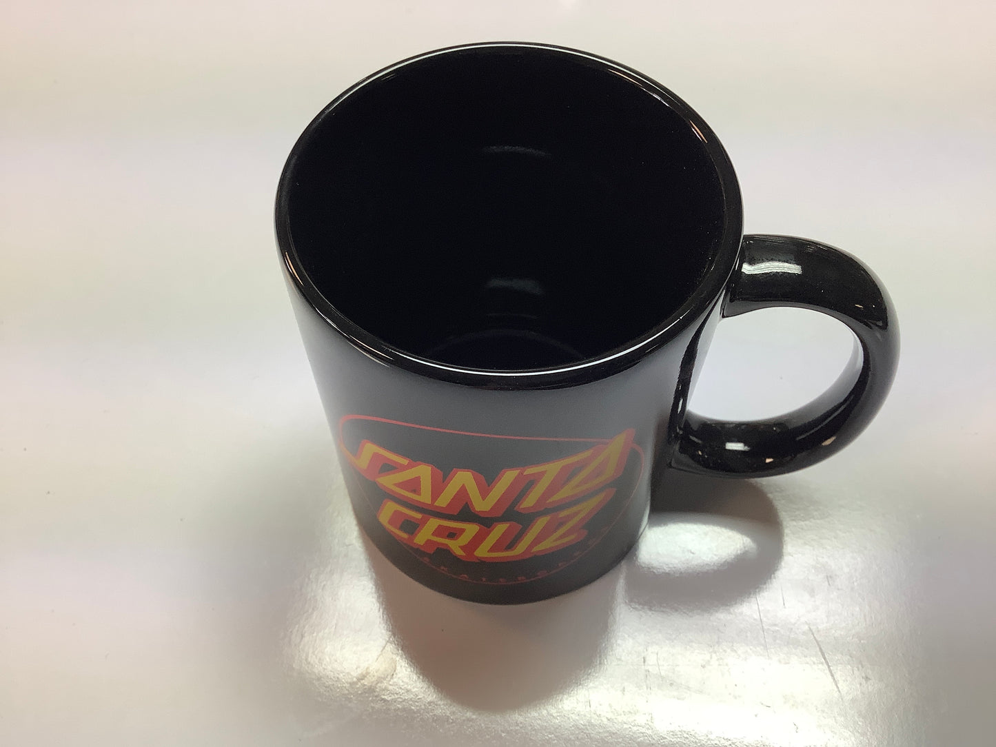 Santa Cruz Coffee Mug Black Classic Dot