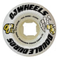 OJ 53mm skateboard wheels Double Duro White Mini Combo 101a/95a