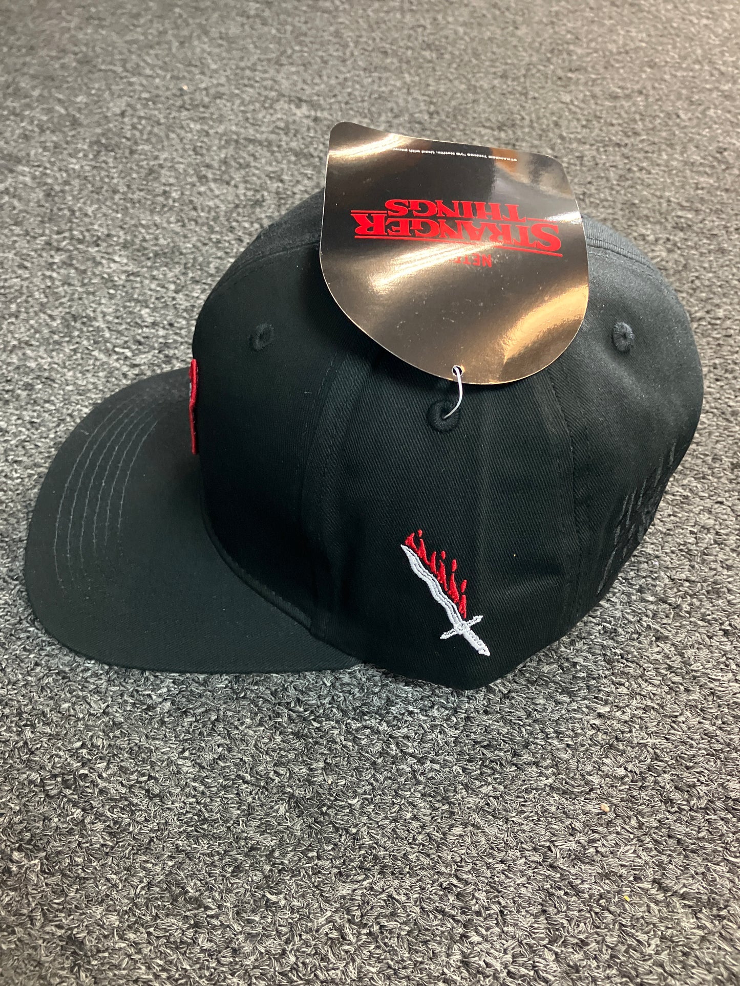 Santa Cruz X Stranger Things hat SnapBack Hellfire Club black