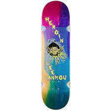 Heroin Skateboards Lee Yankou Skateboard Deck Imp Invader 8.25