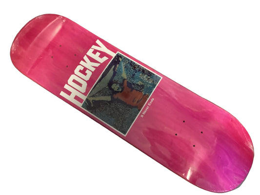Hockey 8.75” skateboard deck It Never Ends John Fitzgerald