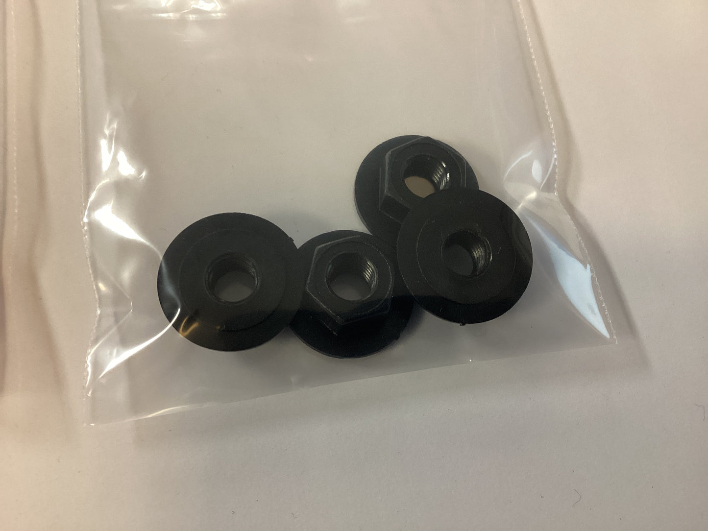 Daville LITE AXLE NUTS with Bearing Shields set of 4 choose color PURPLE / RED / BLACK / PINK