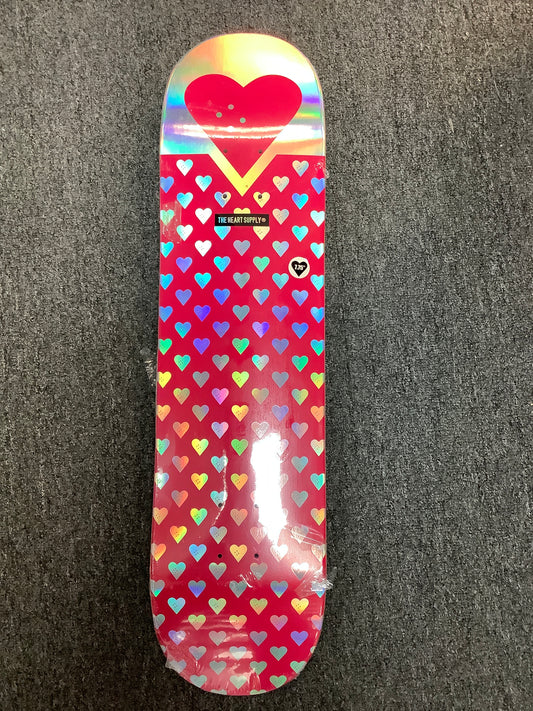 Heart Supply 7.75” Sweethearts Foil Deck Pink